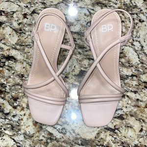 Nude BP Strappy Sandals like new great condition!
